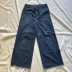 AZULbymoussy アズールバイマウジー ライトオンスワイドデニム L