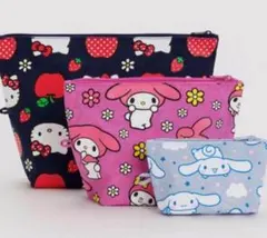BAGGU サンリオコラボ　ゴーポーチ　セット3点　新品未使用