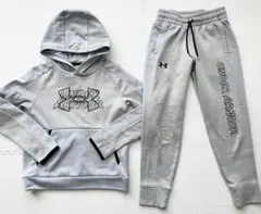 アンダーアーマー　130cm セットアップ　キッズ　ジャージ上下　スポーツウェア