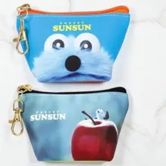 【新品】パペットスンスン　三角ミニポーチ 　アップ&アップル　計2個セット