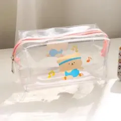 【N05】♡SALE♡くまちゃん　クリアポーチ　ビニールバック