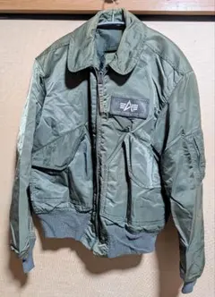 90s Alpha Industries MA-1 フライトジャケット グリーン