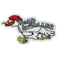 アイロンワッペン アメカジ キャラクター ロードランナー 白 黒 赤