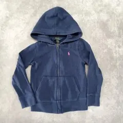 宥*見様 Polo Ralph Lauren ネイビー パーカー 110cm