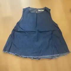 MPS デニム ノースリーブ トップス 110cm 夏服　キャミソール　デニムのサムネイル