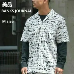 【美品】BANKS JOURNAL バンクスジャーナル 半袖シャツ Mのサムネイル