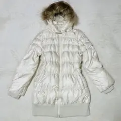 美品☆anyfam ダウンジャケット フード付き 洗える Ｍ　エニィファム