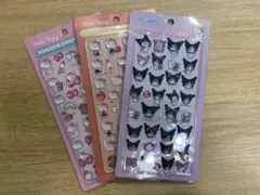 ボンボンドロップ風シール　クロミ　キティ　3点セット　海外製