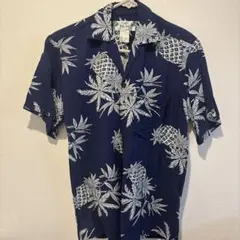 TWO PALMS アロハシャツ パイナップル柄 ネイビー XSのサムネイル