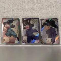 忍たま乱太郎　ウエハースの段　尾浜、久々知、きり丸 3枚セット