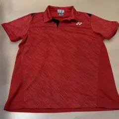 YONEX テニス用ポロシャツ レッド Lサイズ