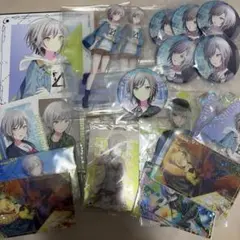 プロジェクトセカイ 日野森志歩 グッズまとめ 缶バッジ ウエハース アクキーのサムネイル