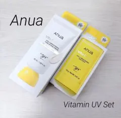 【新作】アヌア　ビタミンUVスティック、トーンアップ　セット
