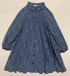ZARAKIDS ワンピース　110 116 花柄プリーツ フタフタ韓国子供服