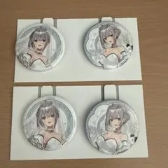 一番くじ ホロライブ 缶バッジ 白銀ノエル 2枚×2セット