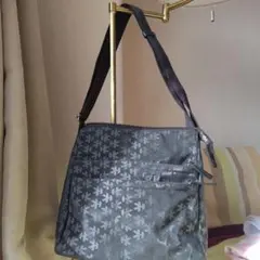 コシノヒロコ ナイロン製ショルダーバッグ