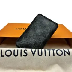ルイ ヴィトン パース ダミエグラフィットICチップラウンドファスナー 黒 ルイ ヴィトン コインパース ダミエグラフィットICチップラウンド