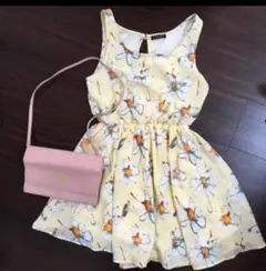 INGNI マーガレット柄 ワンピース