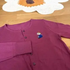 ムーミン　ミムラ姉さん　薄手 刺繍カーディガン Mサイズのサムネイル