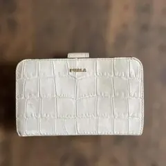 FURLA 二つ折り財布 ホワイト
