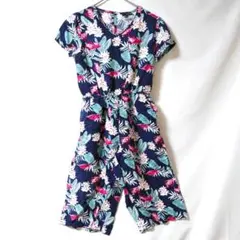 希少✨️　esmarra 花柄　ジャンプスーツ FR 36　リゾート