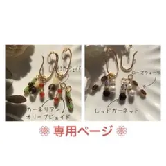 専用☺︎天然石イヤーカフ