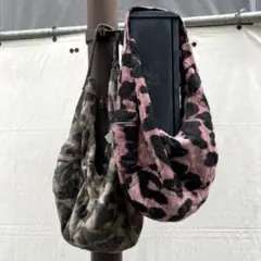 HTH レオパードショルダーバッグ