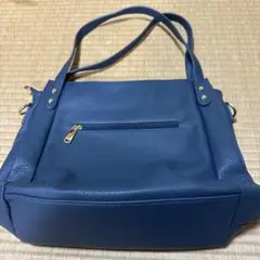 ネイビー シンプルトートバッグ