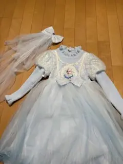 アナと雪の女王 エルサ ドレス コスプレ なりきり コスチューム 光るドレス