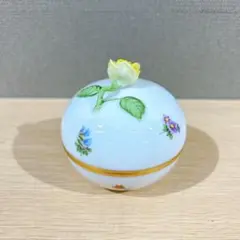 HEREND ボンボン入れ 小物入れ ミルフルール 陶器