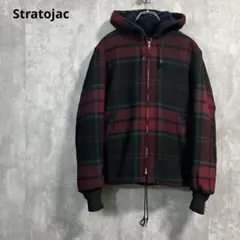 sasa様StratojacアクティブジャケットウールTALONチェック80sボ