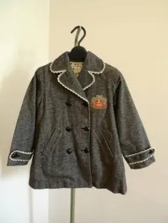 メゾピアノ エンブレムが可愛い　コート 120　定価19,800円