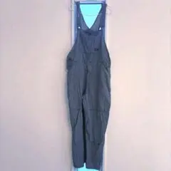 ストライプ オーバーオール　デニム　つなぎ　古着　オーバーサイズ