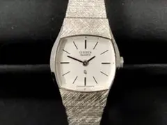 CITIZEN シチズン レディース クォーツ 腕時計 シルバー WGP
