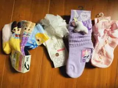 キッズ靴下 セット プリンセスユニコーンフリルリボン15~20cmソックス
