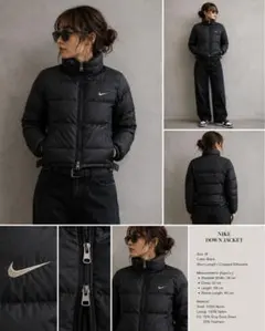 Nike Down Puffer Jacket Black Full Zip Mのサムネイル