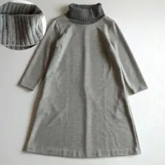 ファビアナフィリッピ モニーレ ロングワンピース グレー 40