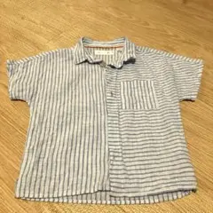 ZARA ストライプ 半袖シャツ 3-4歳