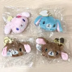 シュガーバニーズ どこでもぬいぐるみチャーム 4個セット