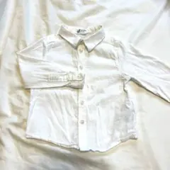 H&M ホワイト 長袖シャツ EUR 92