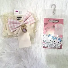 チャーミーキティ × DOLLY MIXブレスレット シュシュ ステッカー