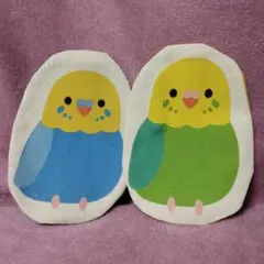 セキセイインコ　ポーチ2個セット♡