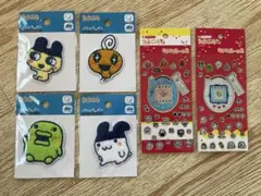 たまごっち パイルワッペン キラキラシール 6点セット