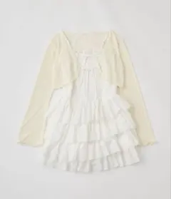 OLIVE des OLIVEシャーリングキャミワンピとボレロセット