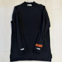 HERON PRESTON (ヘロンプレストン) ロゴ刺繍モックネック　ロンTのサムネイル
