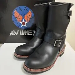 【美品/箱・タグ付】AVIREX アヴィレックス エンジニアブーツ 27cm 黒のサムネイル