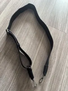 ジャンニキャリーニ　ブラックレザー調整可能ストラップ　イタリア製