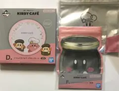 一番くじ 　星のカービィ D賞 メラミンプレート F賞 ジッパーバッグ 2種