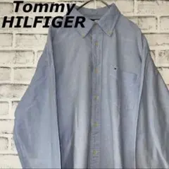 【最高の色落ち】トミーヒルフィガー　長袖シャツ　ビッグシルエット
