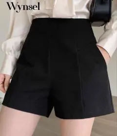 ハイウエストショートパンツ XXS 黒